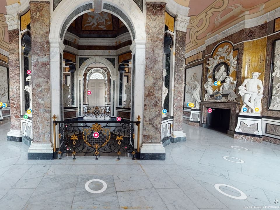 Virtueller Innenraum vom Kasseler Marmorbad