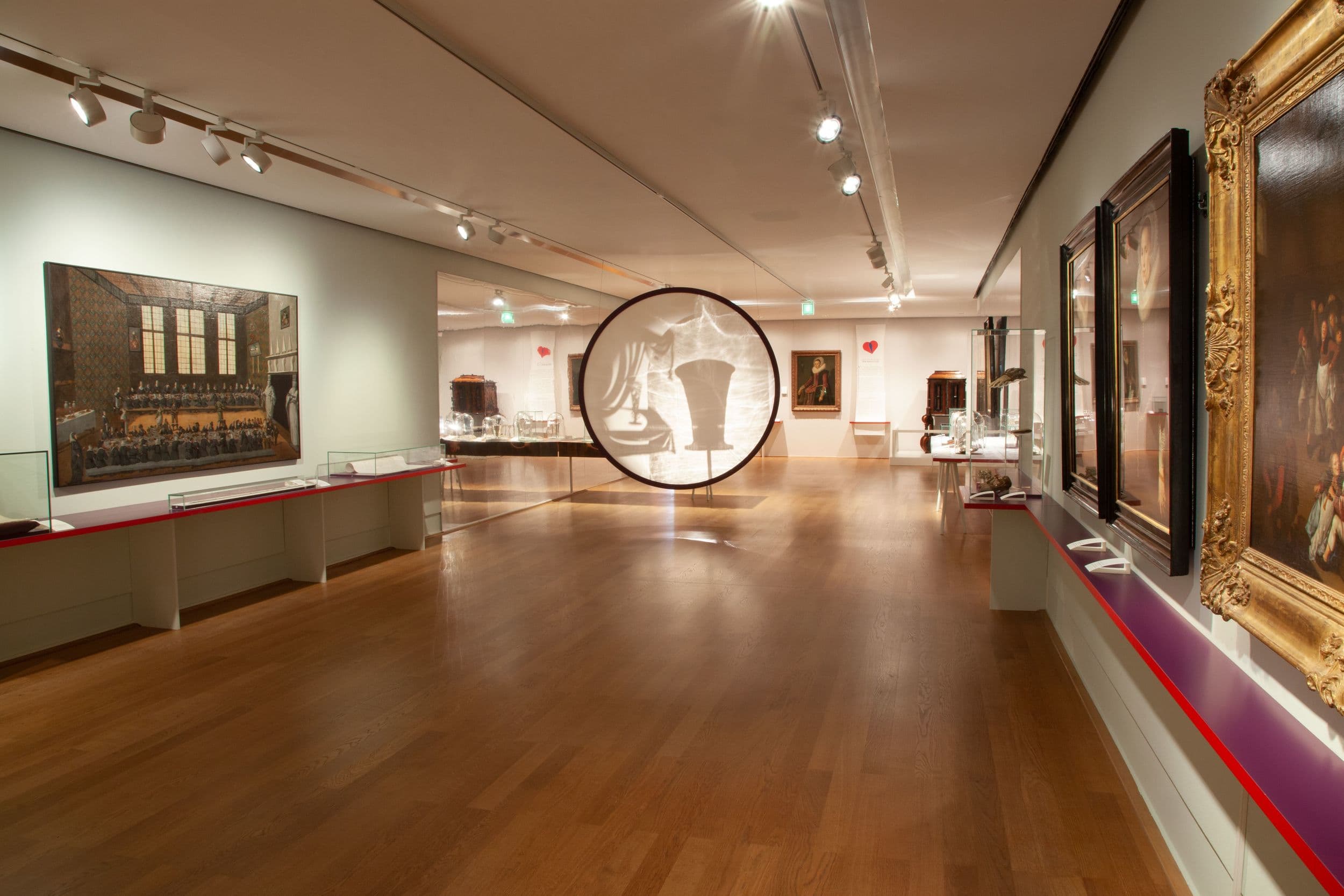 Blick in die Ausstellung "Kassel... Verliebt in Saskia"